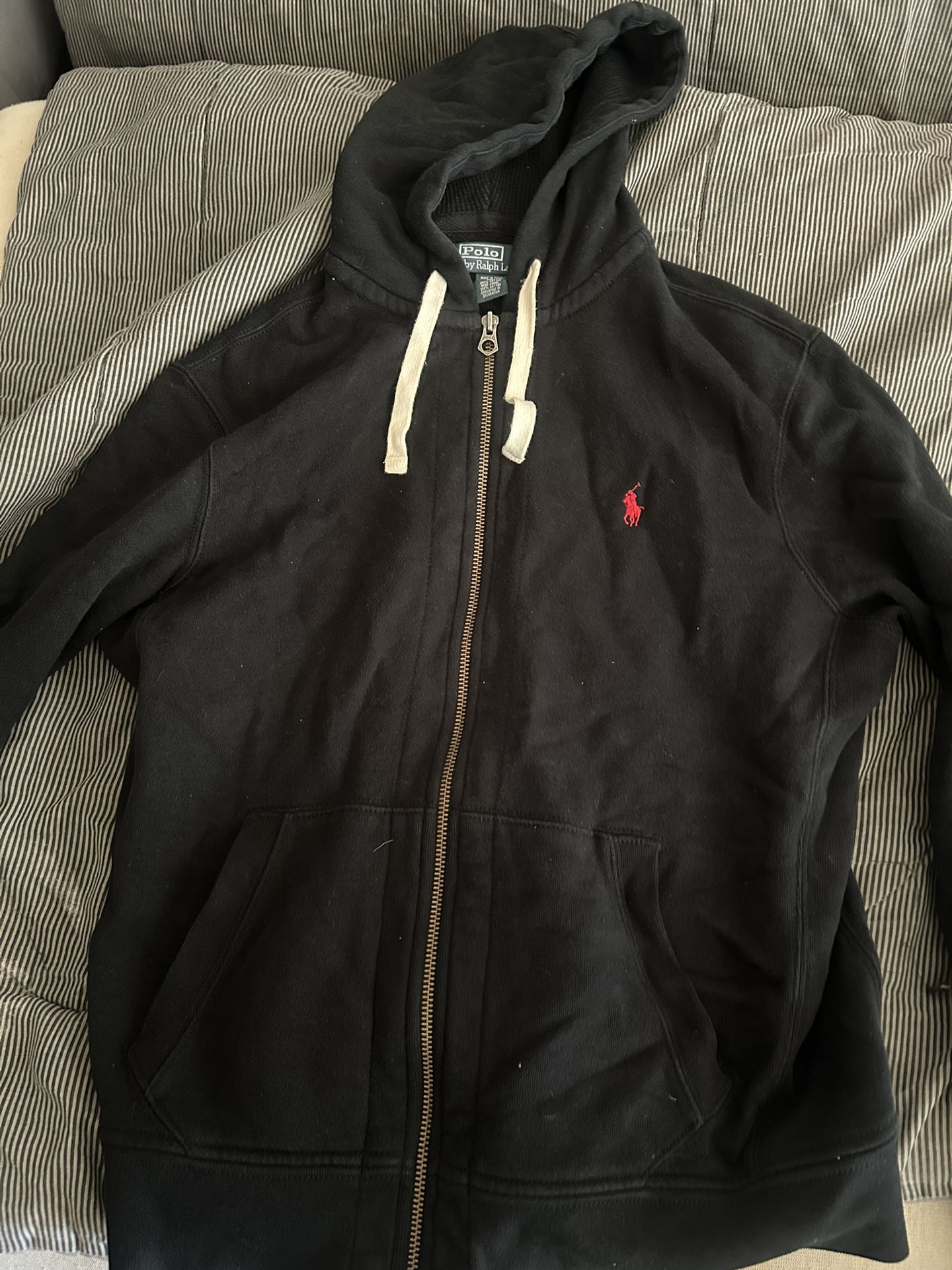 Black Polo Hoodie