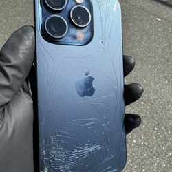 APPLE IPHONE BROKEN SCREEN BACK GLASS