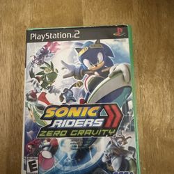 Sonic Riders Zero Gravity PS2 CIB