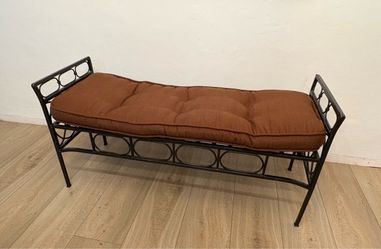 $40- Metal Frame Ottoman Bench – Great Condition
