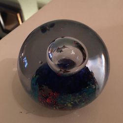 Art glass paper weight