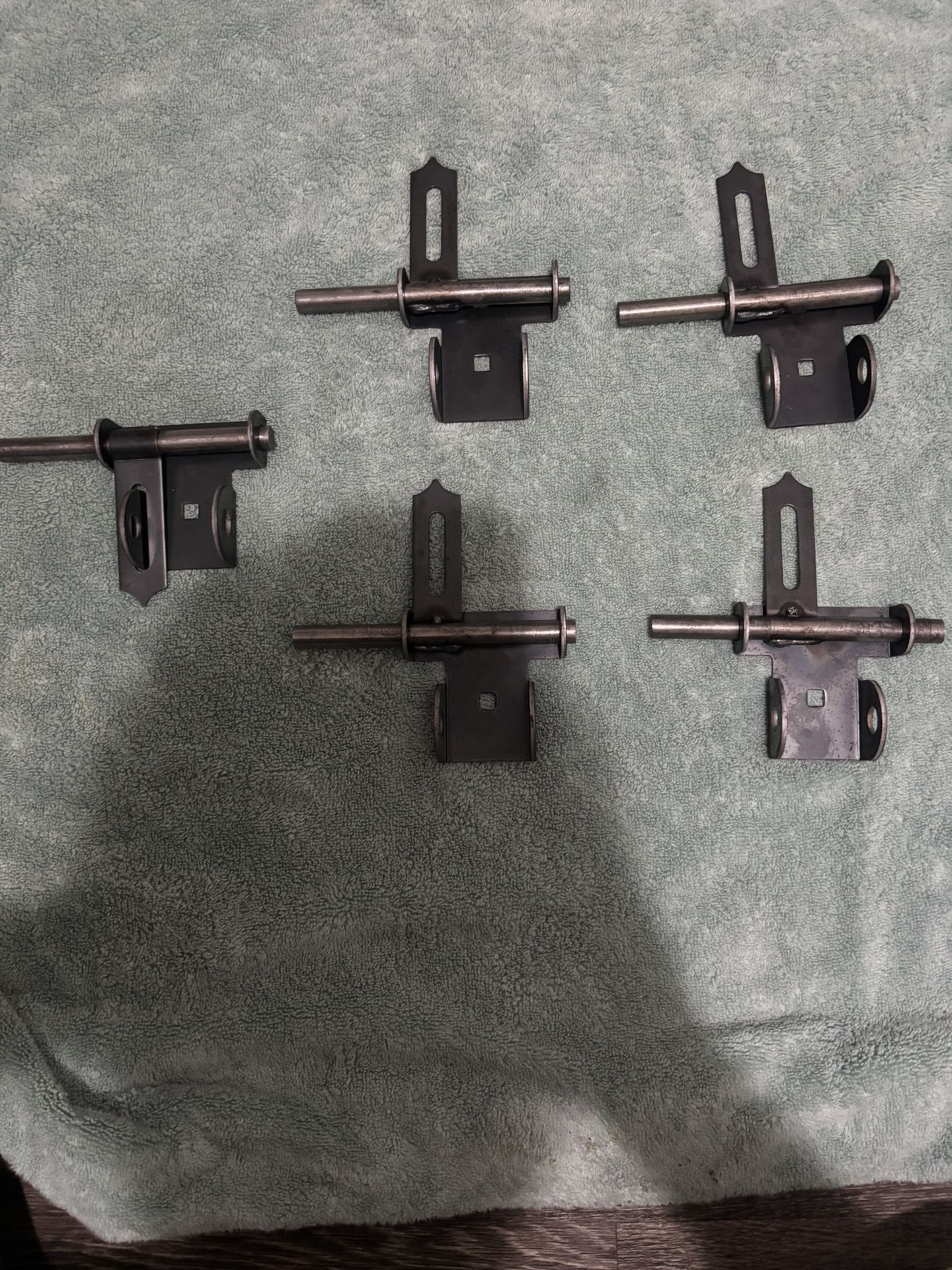 5 Steel Slide Bolt 5-3/4” Wide X 4” Height Overall Size 1/2” Bolt