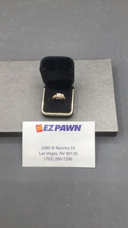 14kt Princess Cut Ring 