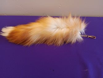 Fox Tail Keychain