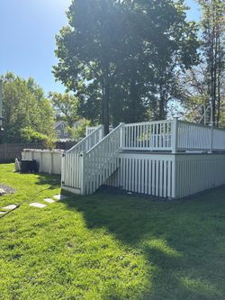 Deck for 15x30 above ground pool