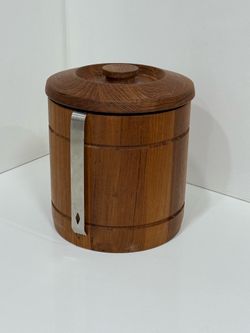 Vintage Mid Century Modern Goodwood Teak Ice Bucket