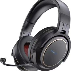 Wireless Gaming Headset for PS5,PS4,PC with Microphone,Lossless 2.4GHz Ultra-Low Latency,Noise Cancelling MIC,Long Battery Life,Wired Mode for Xbox On