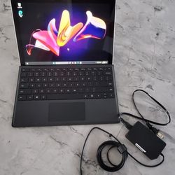LAPTOP TABLET MICROSOFT SURFACE PRO i5 6th GEN 256GB HD WIN 10 PRO TOUCHSCREEN CHARGER GREAT CONDITION