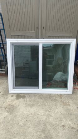 White retrofit windows 44 1/2x36 3/4 Xóchitl