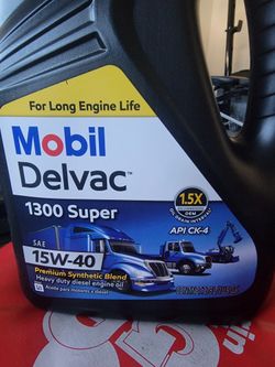 MOBIL DELVAC1300 Super Diesel Engine Oil 15W-40 Synthetic Blend