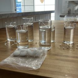 6 Brand New Floating Candles