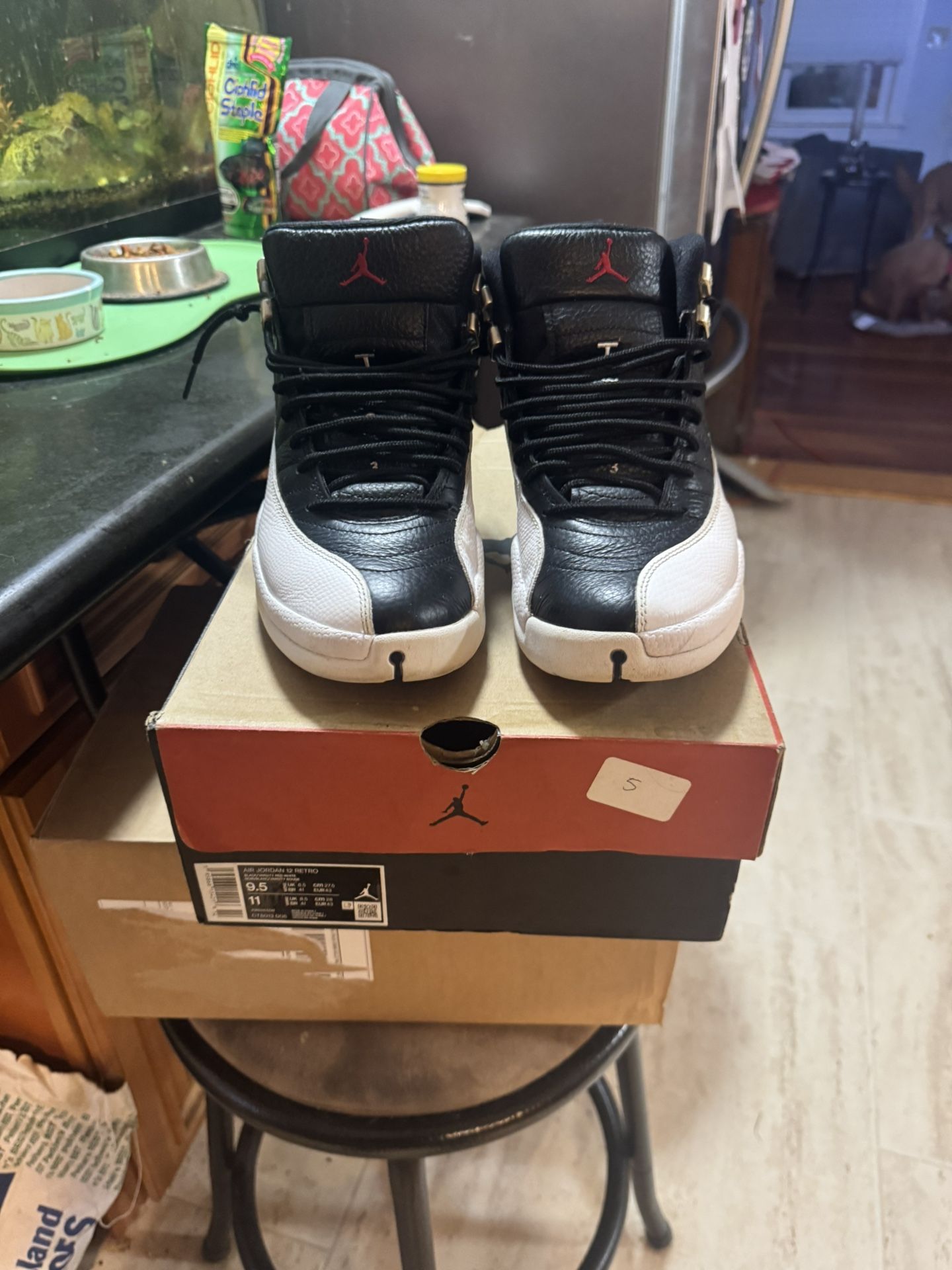 Jordan 12 Playoff. Size 9.5 Og Box