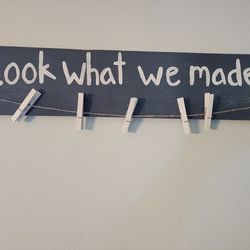 Children's art display
