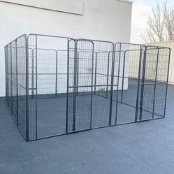 New in box $360 Heavy Duty 10x10x5ft Tall Pet Playpen 16-Panel Dog Crate Kennel Exercise Cage Fence