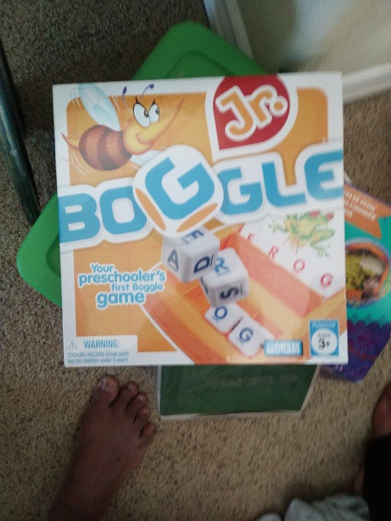 Preschooler's First Boggle Game. brand. New