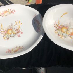 Vintage Royal Kent Serving Platter And Bowl