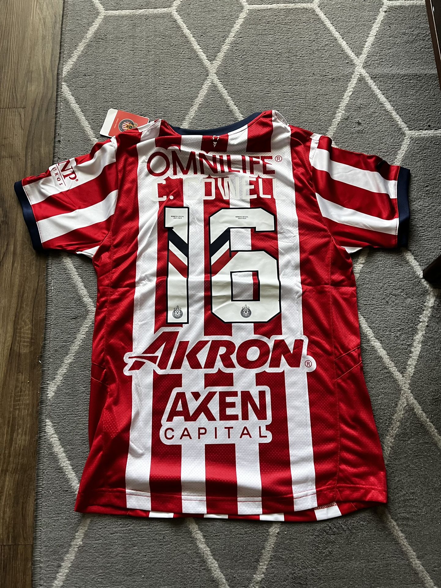 Mens Chivas Guadalajara Soccer Jersey Size Large Cade Cowell