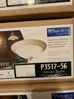 Progress Lighting - Antique Bisque 