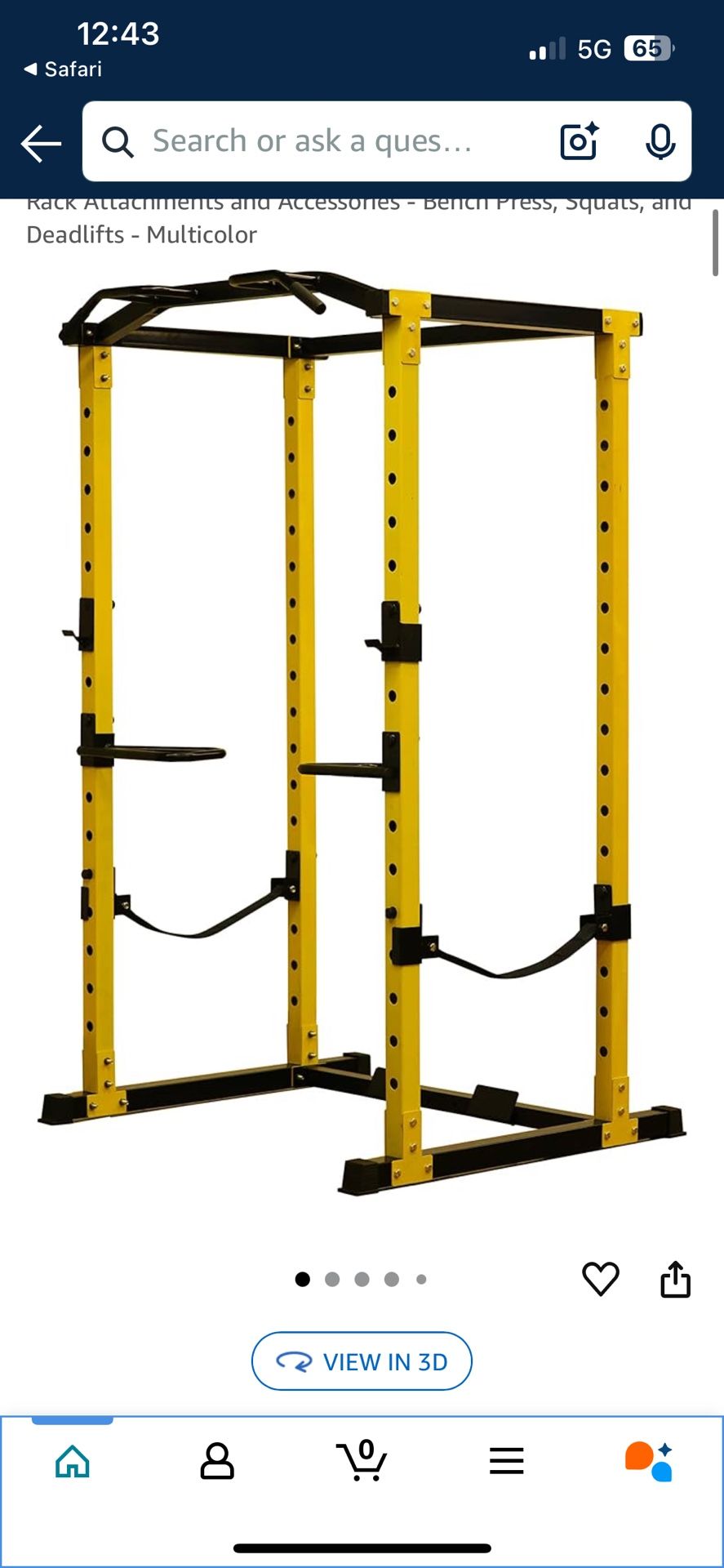Squat Rack With Weights