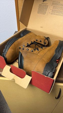 Red Wing Steel Toed Boots New