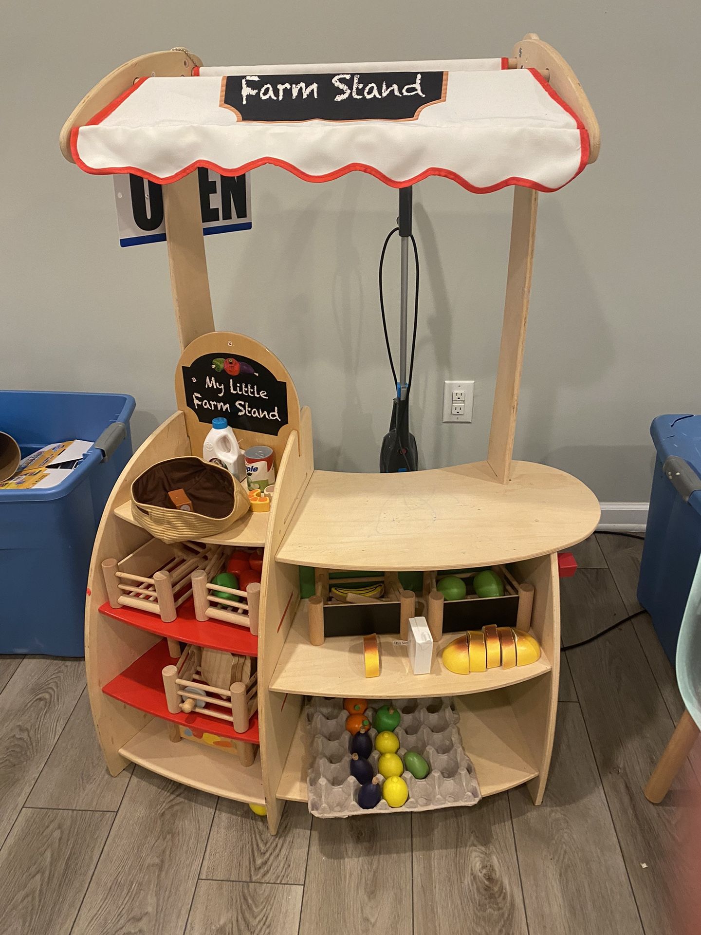 Toy Farm Stand For Kids