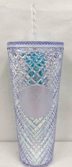 (NWOT) Starbucks 2022 Holiday Jewel Venti 24oz Tumbler with Straw
