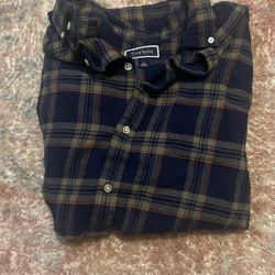 Green Club Room Flannel