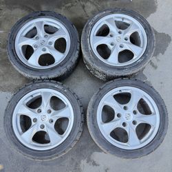 2001 Porsche Boxster 986 Set 17” Rims & Tires