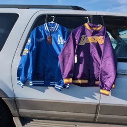 Dodgers 2x.   Lakers XL 