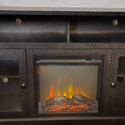 Ameriwood Home Gardenia Freestanding Electric Fireplace TV Stand