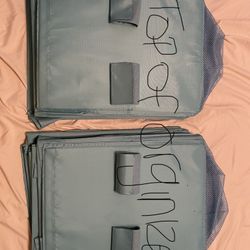 Teal Closet Hanging Organizer 