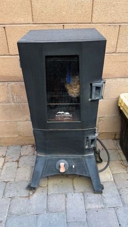 Propane wood chip smoker