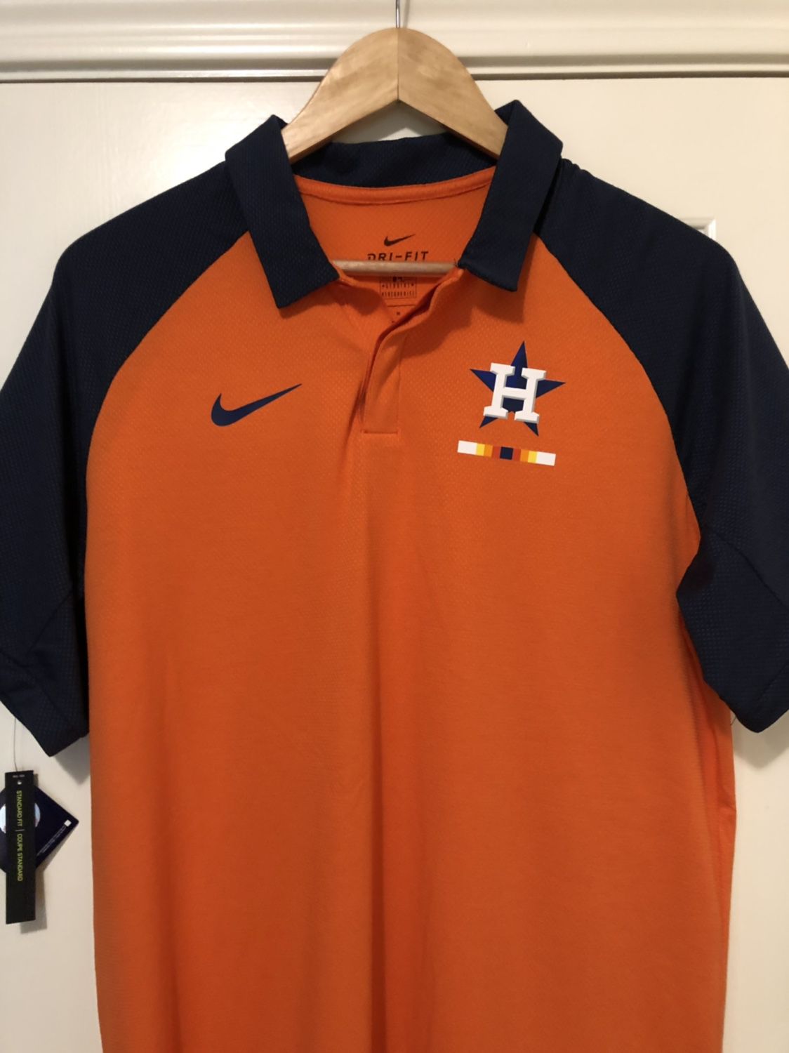 New Medium Nike Houston Astros Polo Golf Collared Shirt Sunset Orange for  Sale in Houston, TX - OfferUp