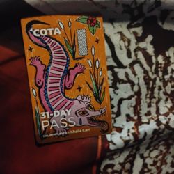 Cota Pass All Month Long Soon As You Swipe It It's Activated 
