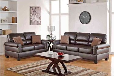 BRAND NEW 2PC SOFA AND LOVE SEAT WITH ACCENT PILLOWS INCLUDED $599