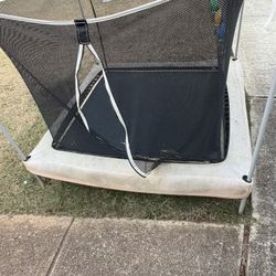 Used Enclosed Trampoline For Toddlers