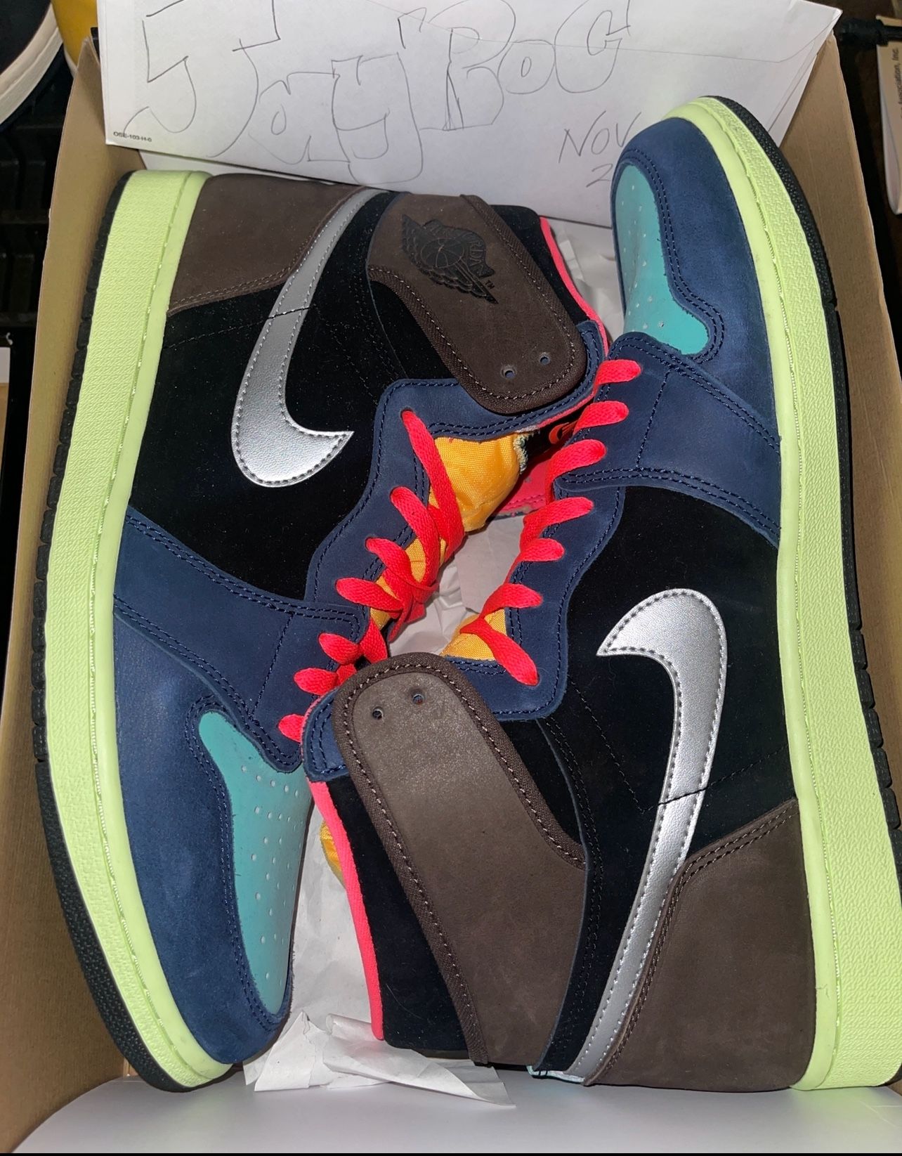 Jordan 1 Bio-hack Men’s Size 14 $100 Worn 1 Time 