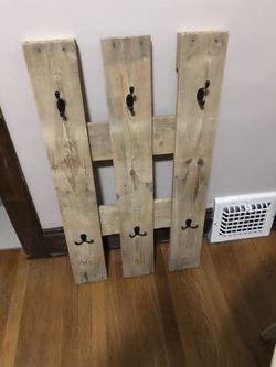 Custom made coat rack every ones one of a kind