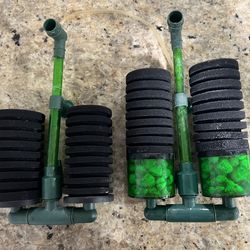 A lot of Dual Sponge Filters