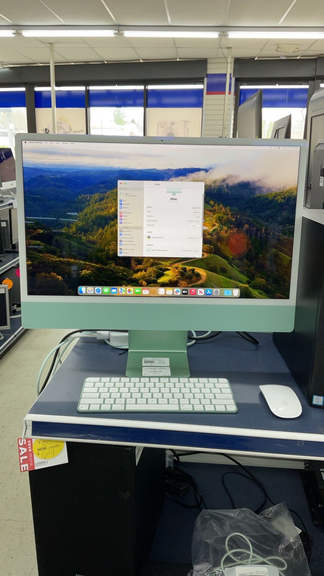 IMAC M1 Teal/Light Blue $800 Plus Tax !!!!!!!!