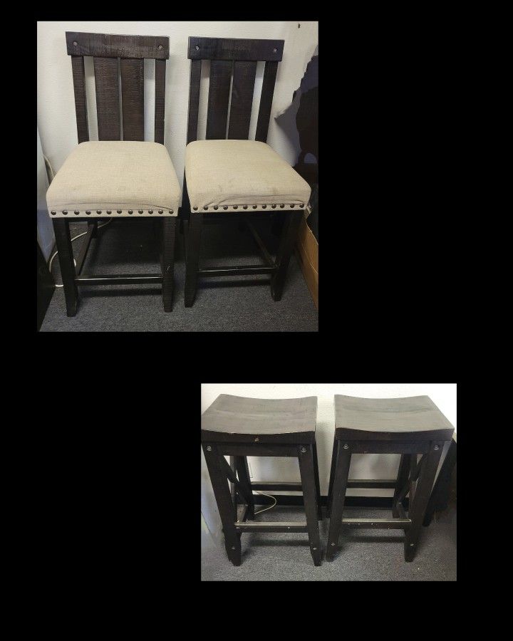 Living Spaces "Jaxon" Stools