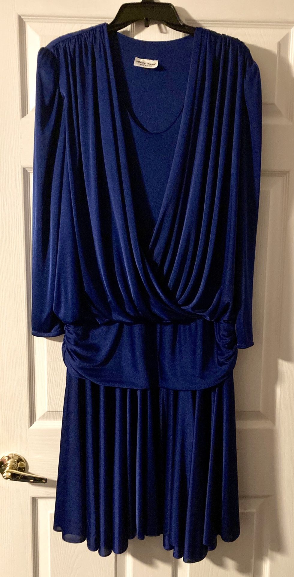 Vintage Abby Kent Royal Blue Cocktail Dress