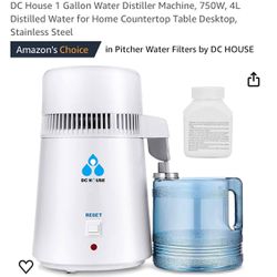 DC House 1Gal Water Distiller Machine 4L Counter Table Top