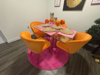 Table and chairs