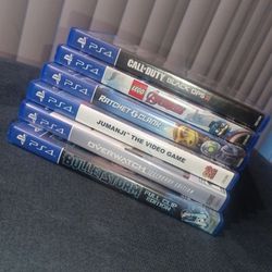 6-..PS4 GAMES...ALL PERFECT CONDITION...
