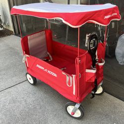 Kids Toddler Radio Flyer Collapsible Folding Wagon