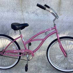 MICARGI PANTERA STEP THRU SINGLE SPEED CRUISER BIKE  BARLEY USED LIKE NEW 