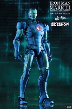 Iron Man Mark III Stealth Mode Version Marvel Sixth Scale Figure by Hot Toys Sideshow Exclusive