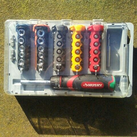 Husky 55-Piece Racheting Socket and Bit Driver Set