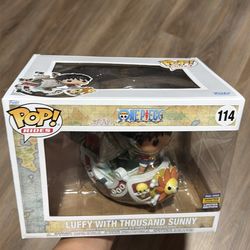 Luffy with Thousand Sunny Funko Ride #114